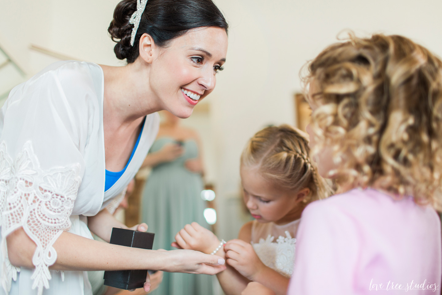 bridal party preparations