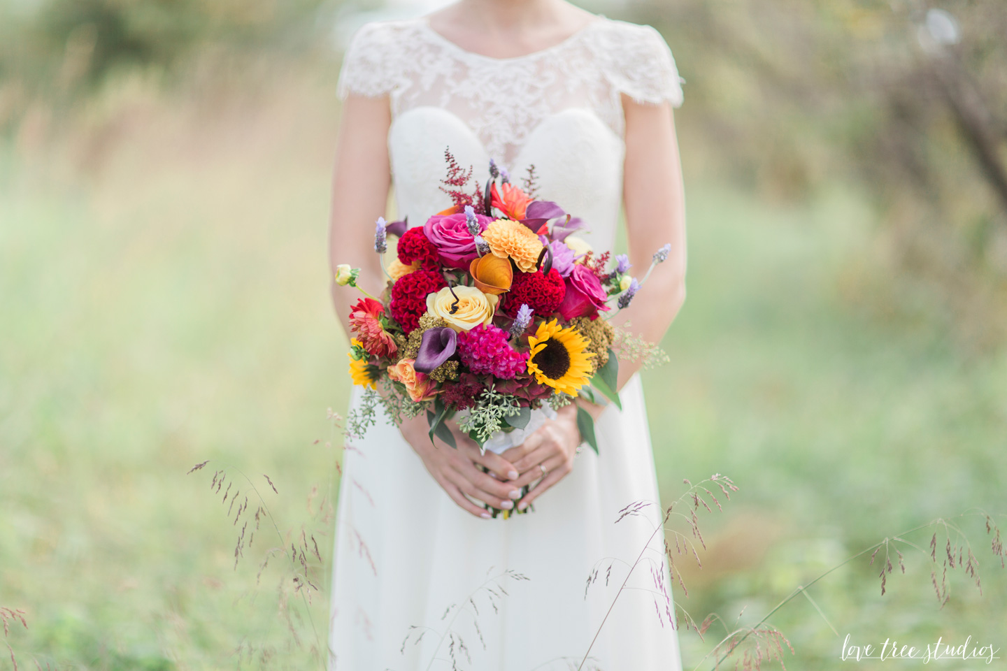 bride and groom portraits