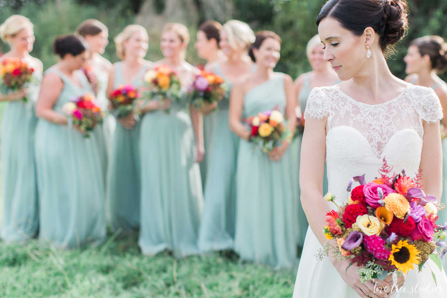 bridal party portraits