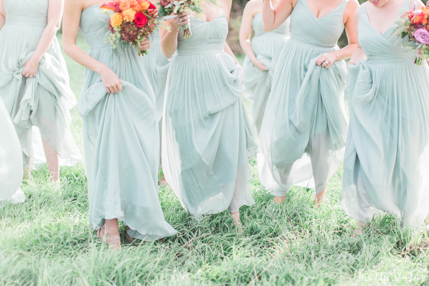 bridal party portraits