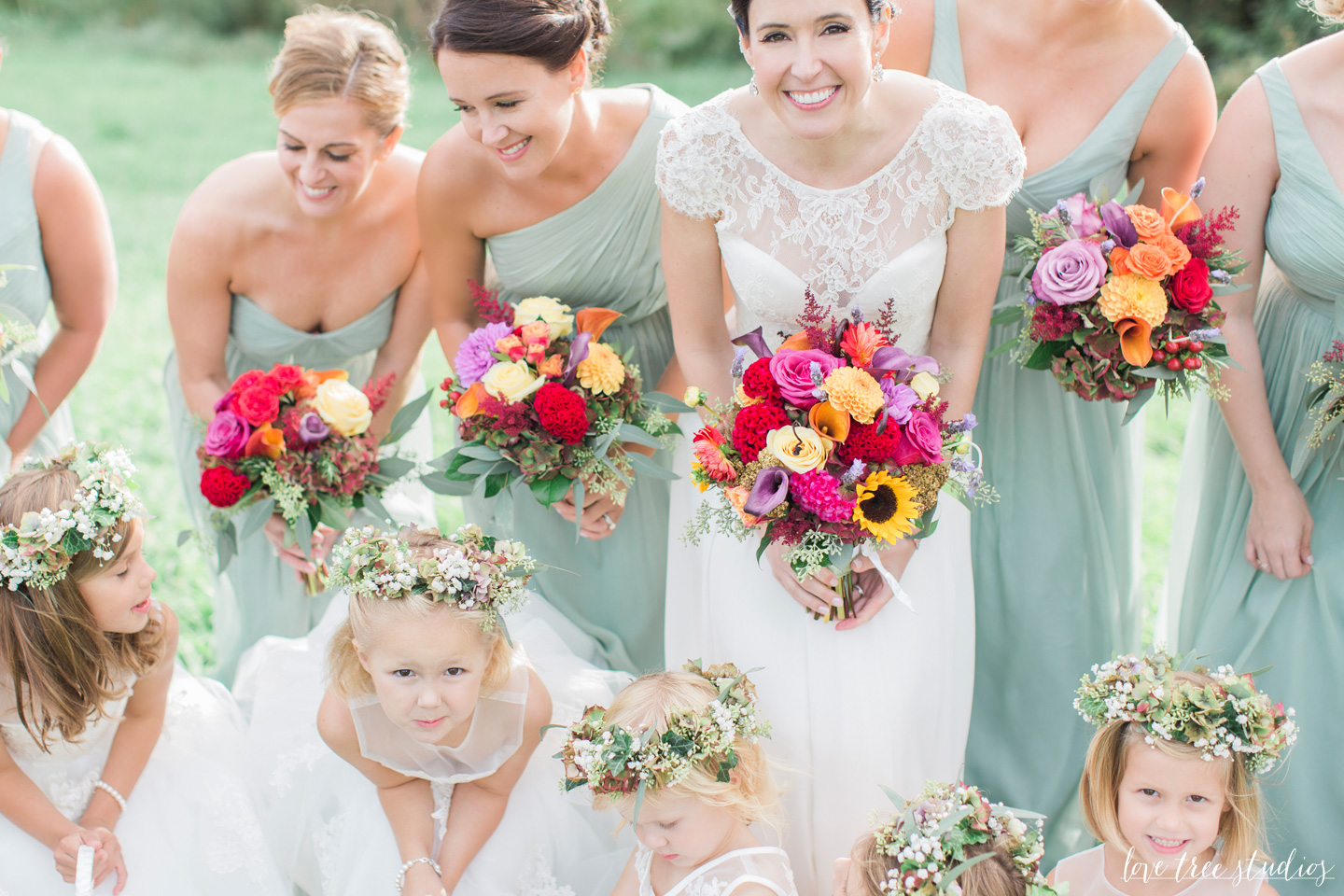 bridal party portraits