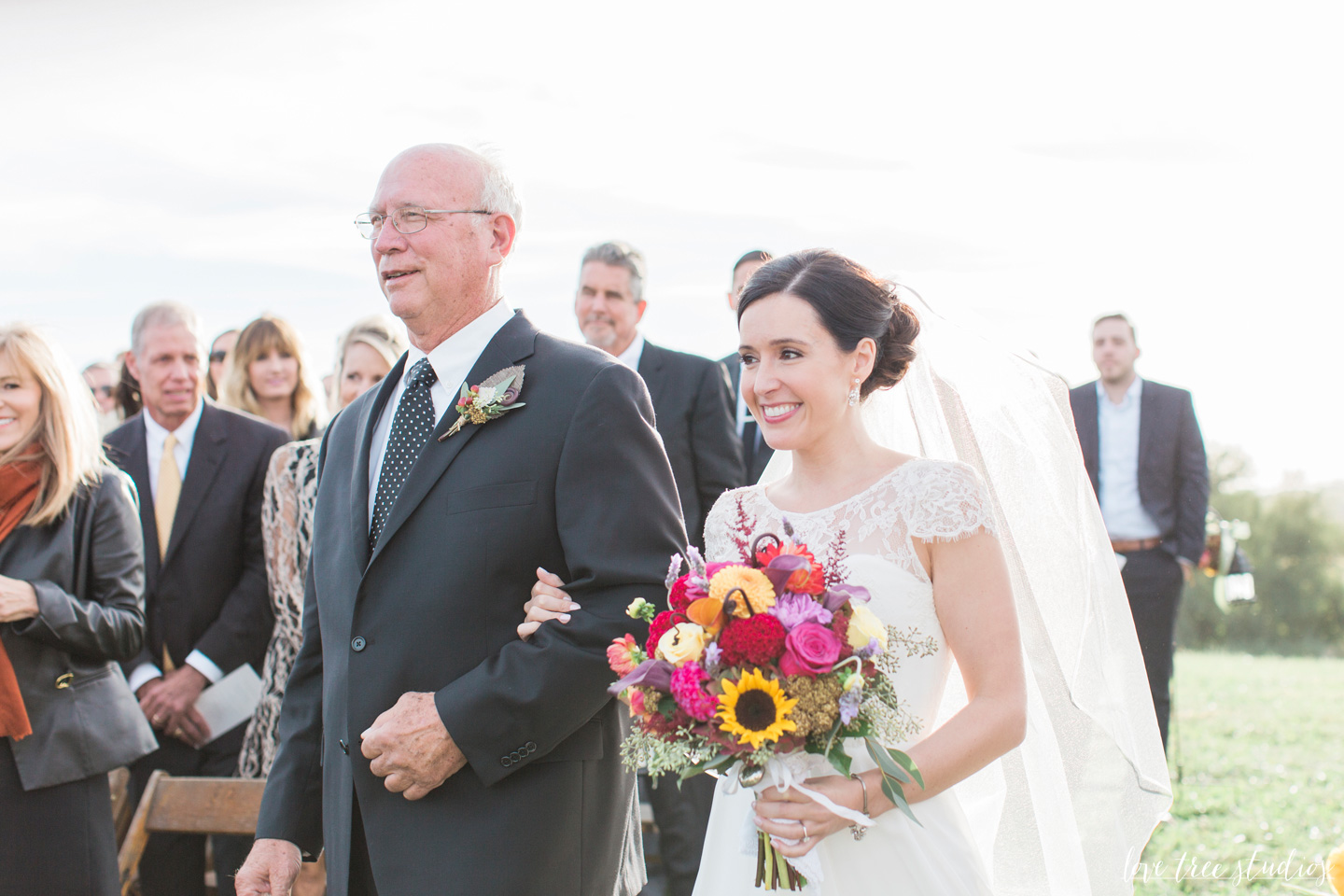 bride and father