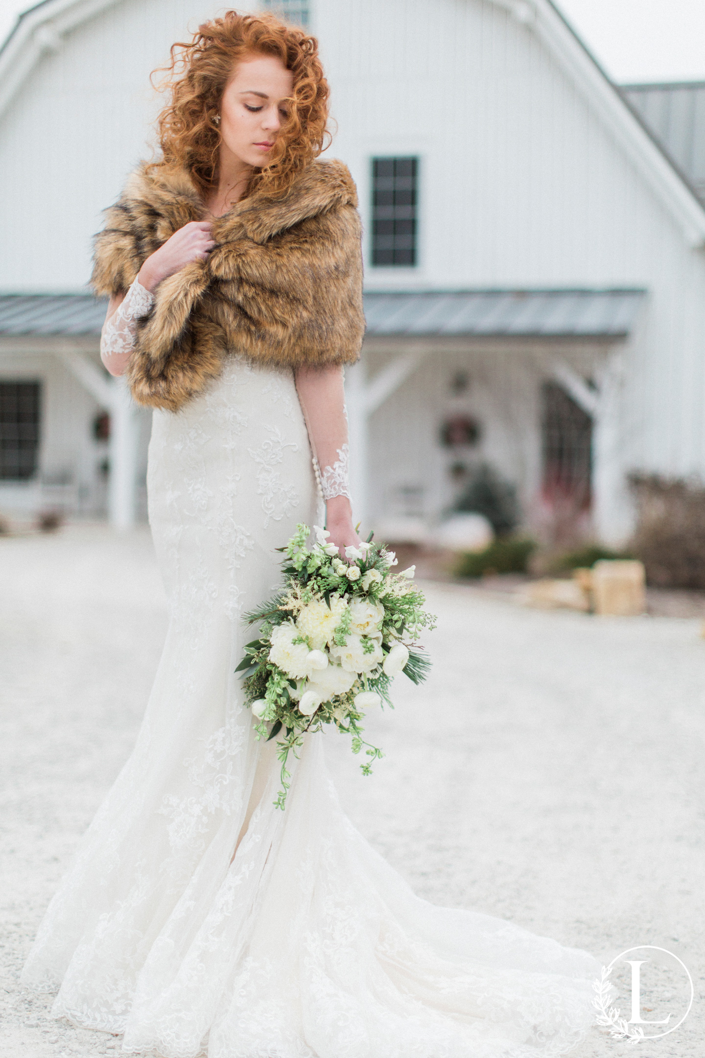 love tree studios, winter wedding, styled session, the wedding c