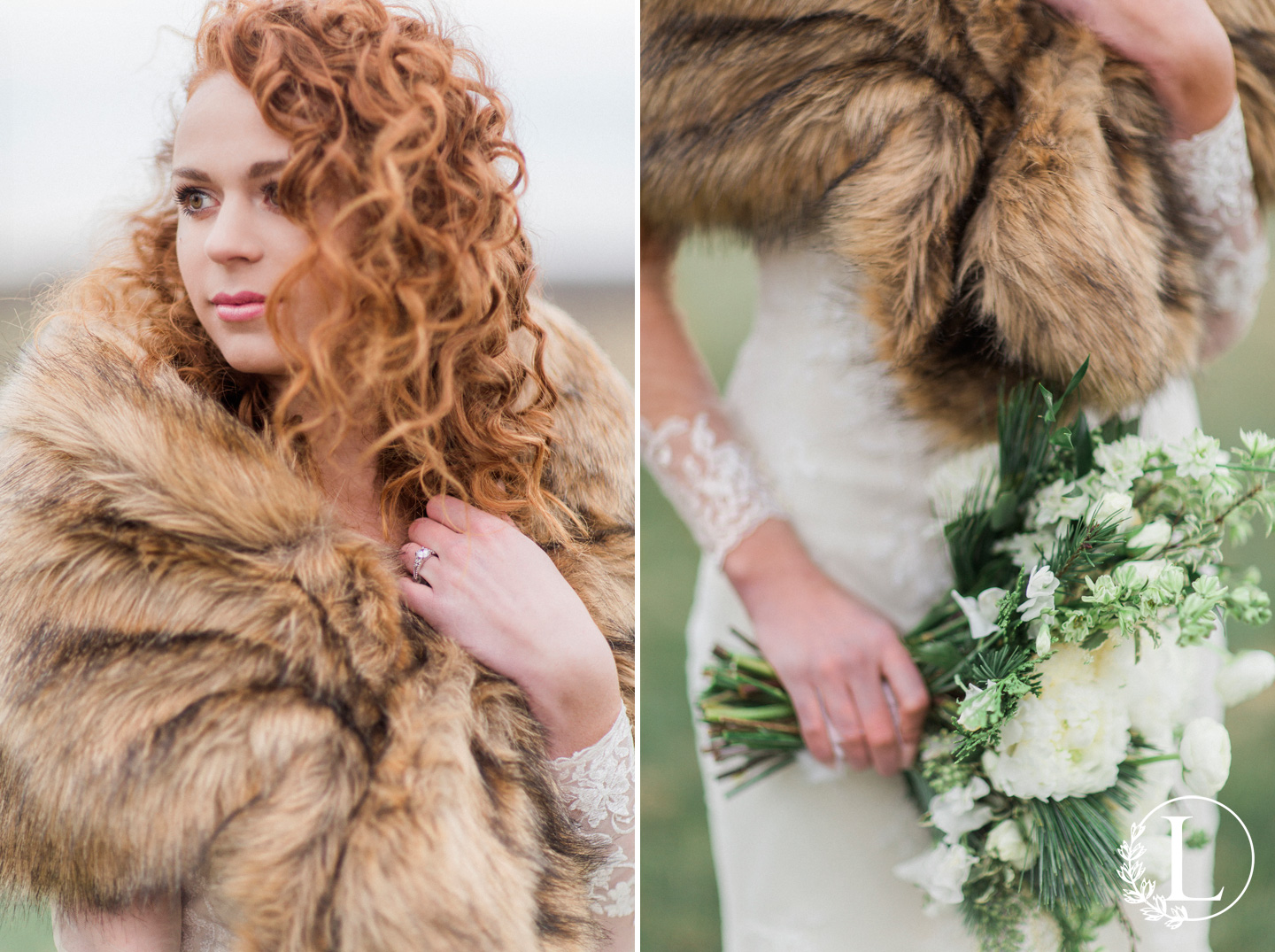 love tree studios, winter wedding, styled session, the wedding c