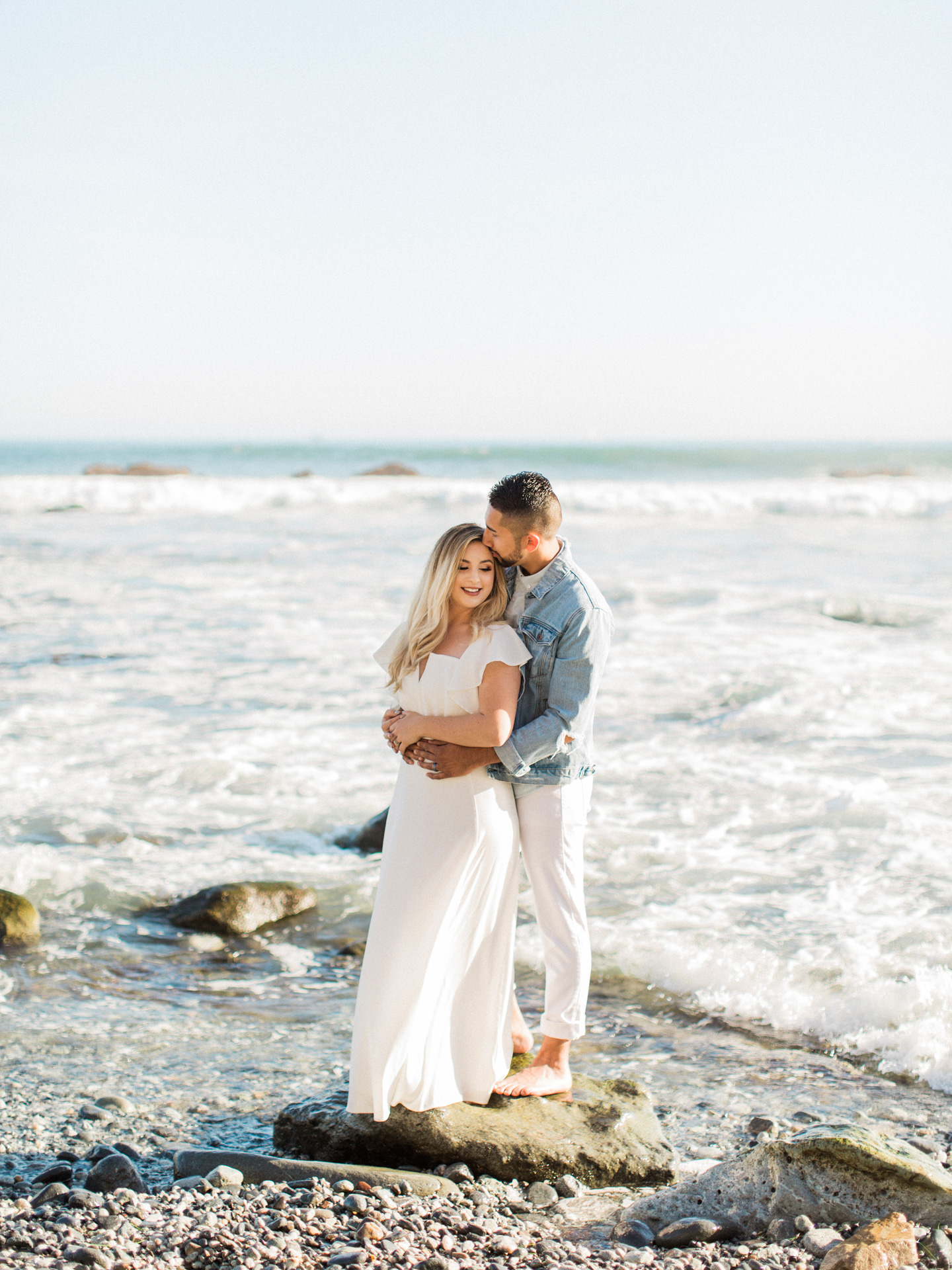 ocean engagement session, engaged, love tree studios, fine art photography