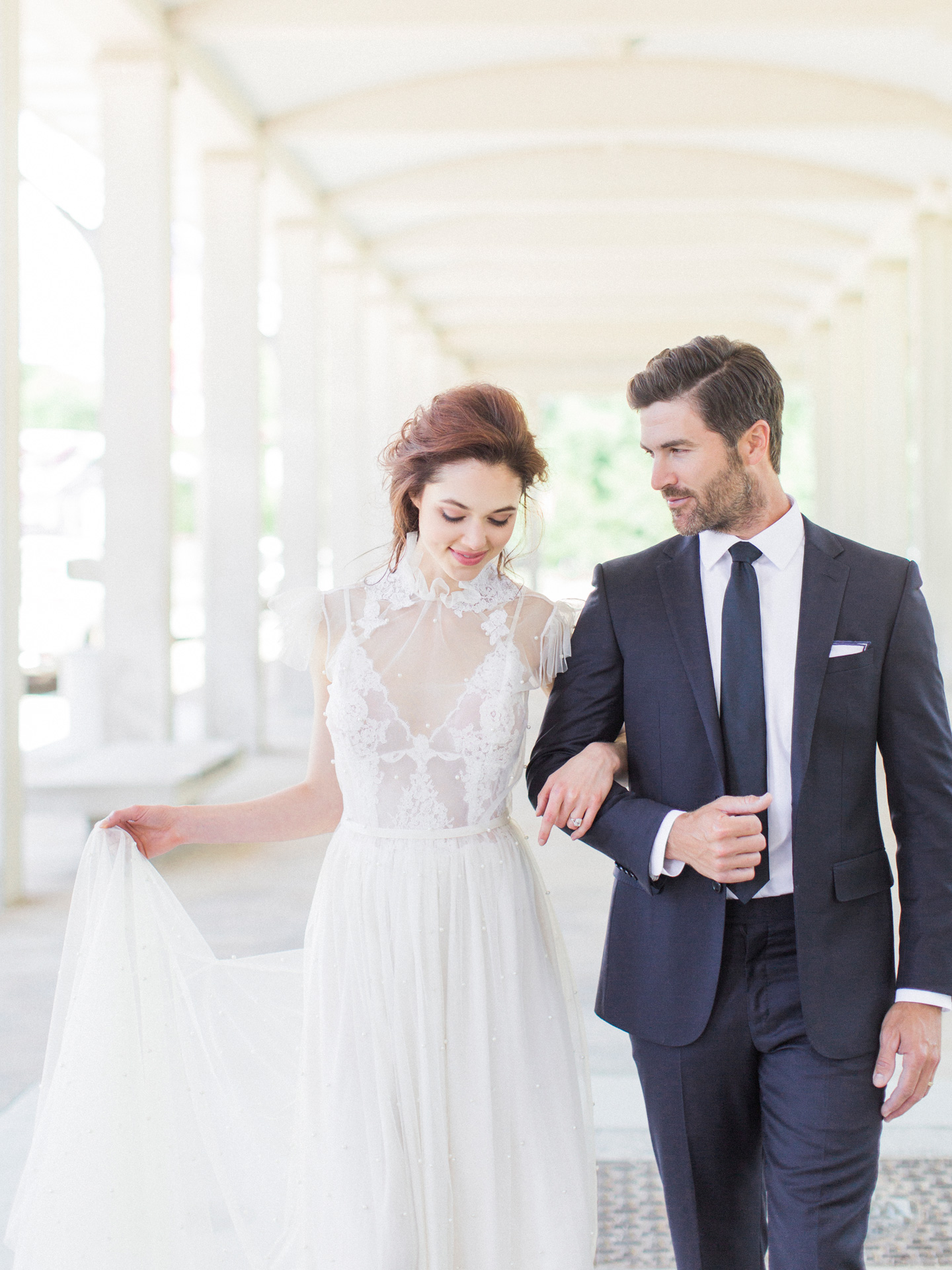 in love, styled session, the muny, bride and groom, st. louis