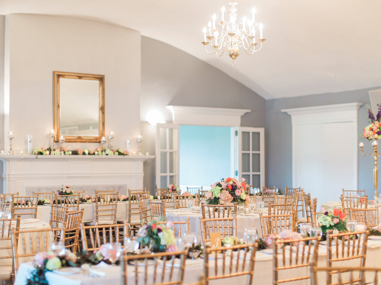 reception, colorful, elegant, columbia country club