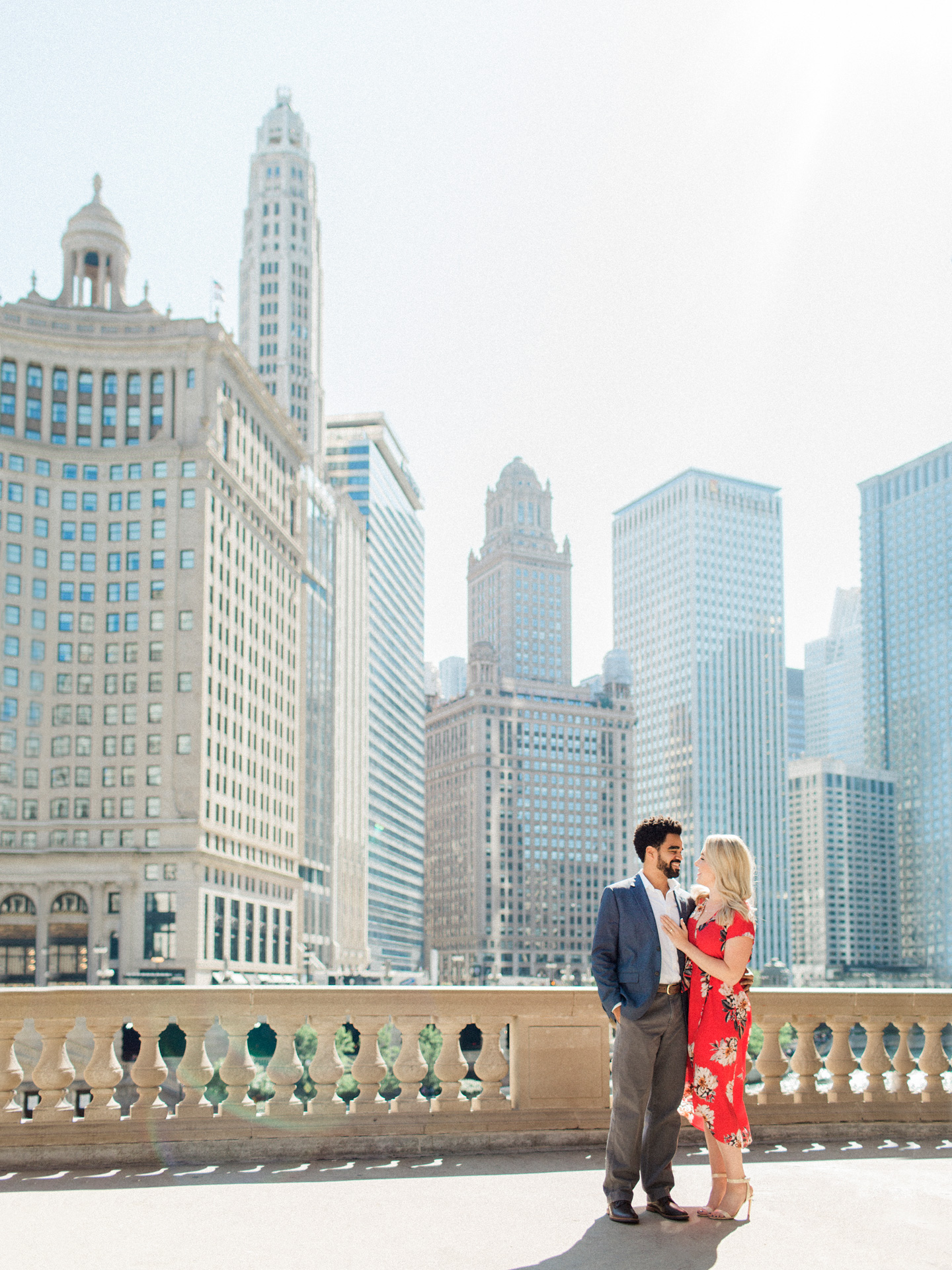 engagement session in chicago by love tree studios