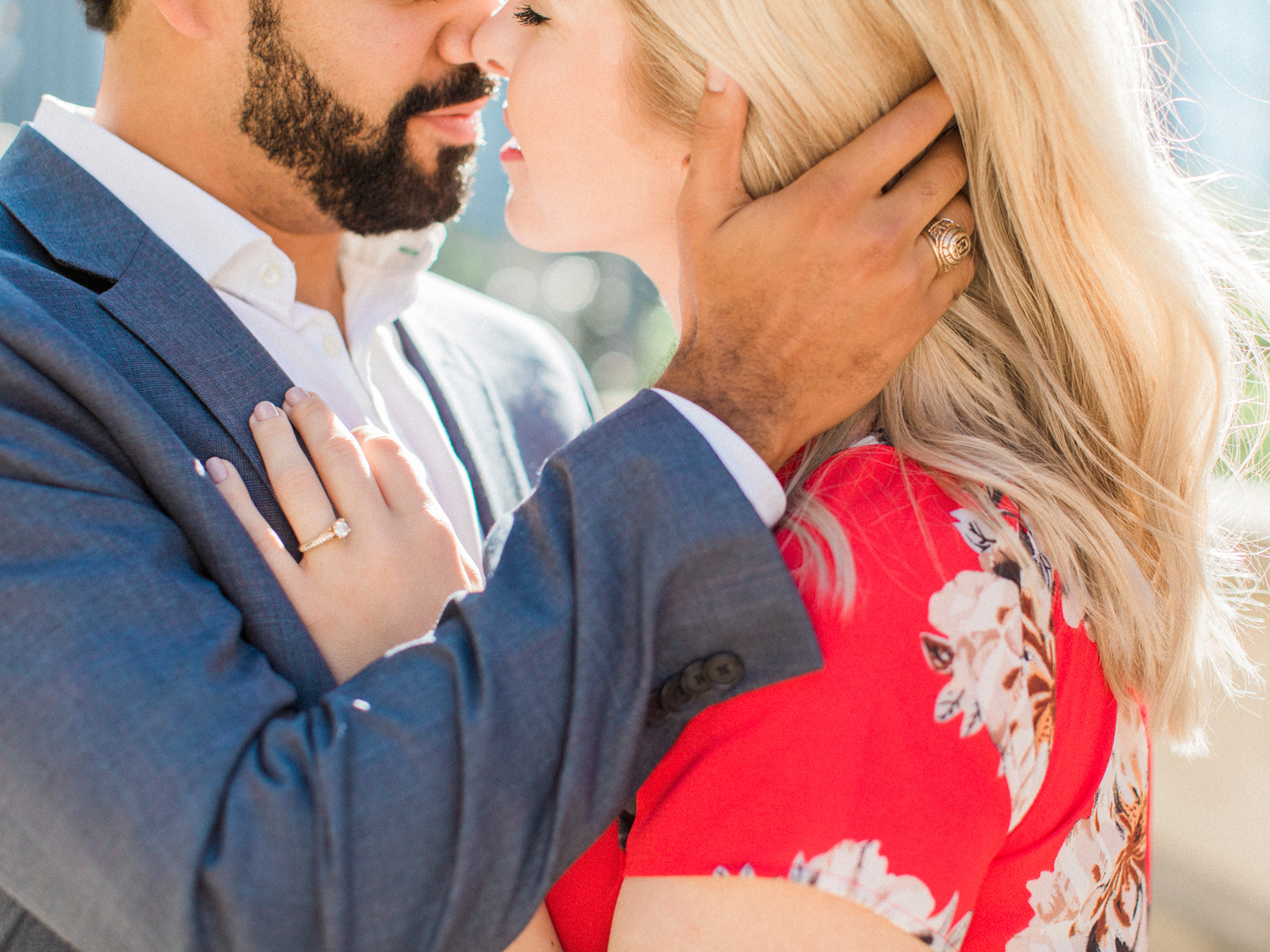 Couple in love captured in Chicago Illinois by Love Tree Studios