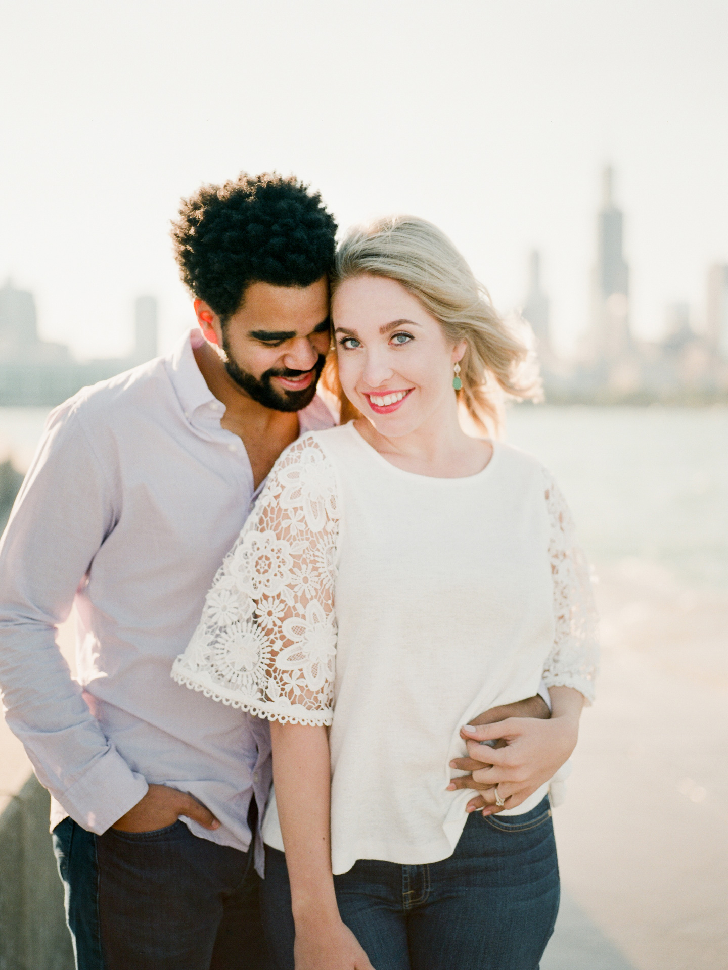 Chicago engagement session at the Observatory by Love Tree Studios