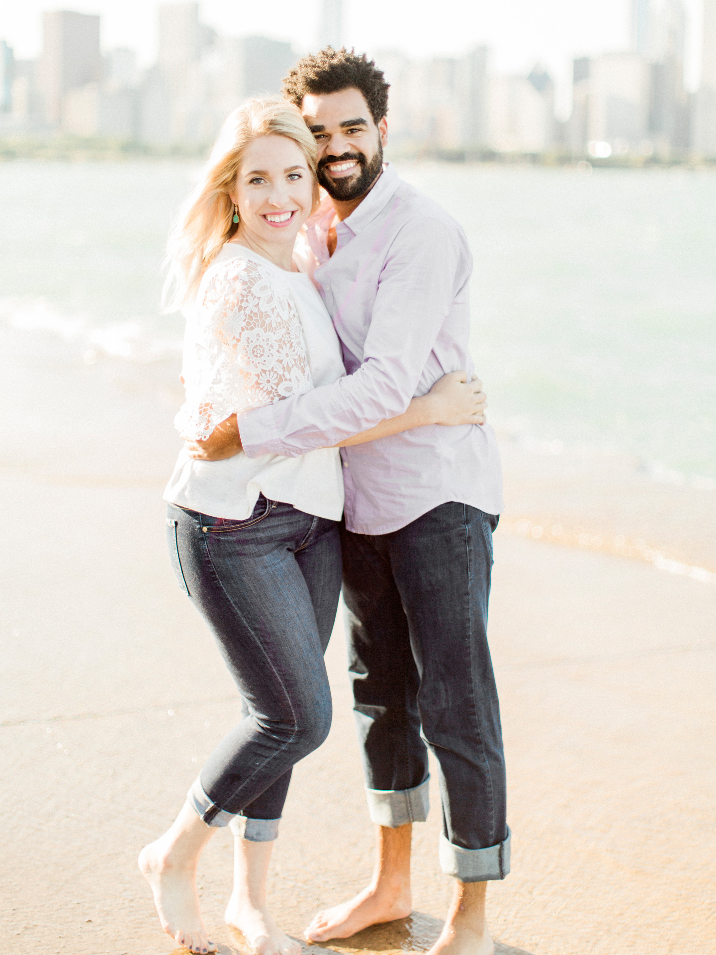 Chicago engagement session at the Observatory by Love Tree Studios