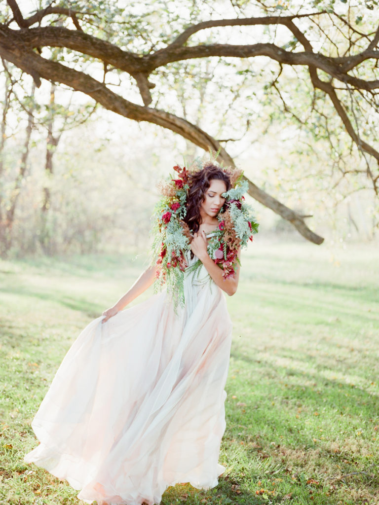 Blue Bell Farm hosts this Fire Themed Wedding shoot and it's everything