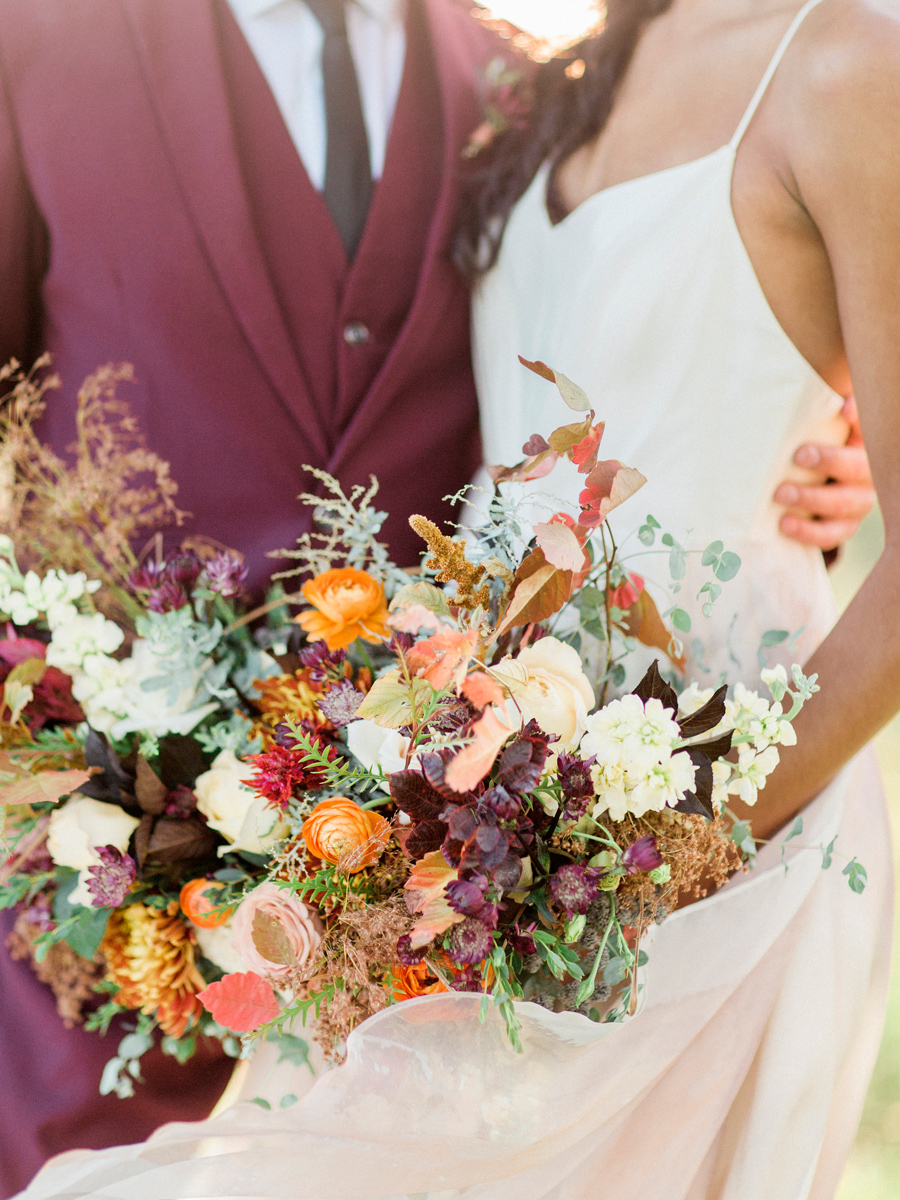 A beautiful bouquet by Sugarberry Blooms in Columbia, MO photographed by Missouri wedding photographer Love Tree Studios.