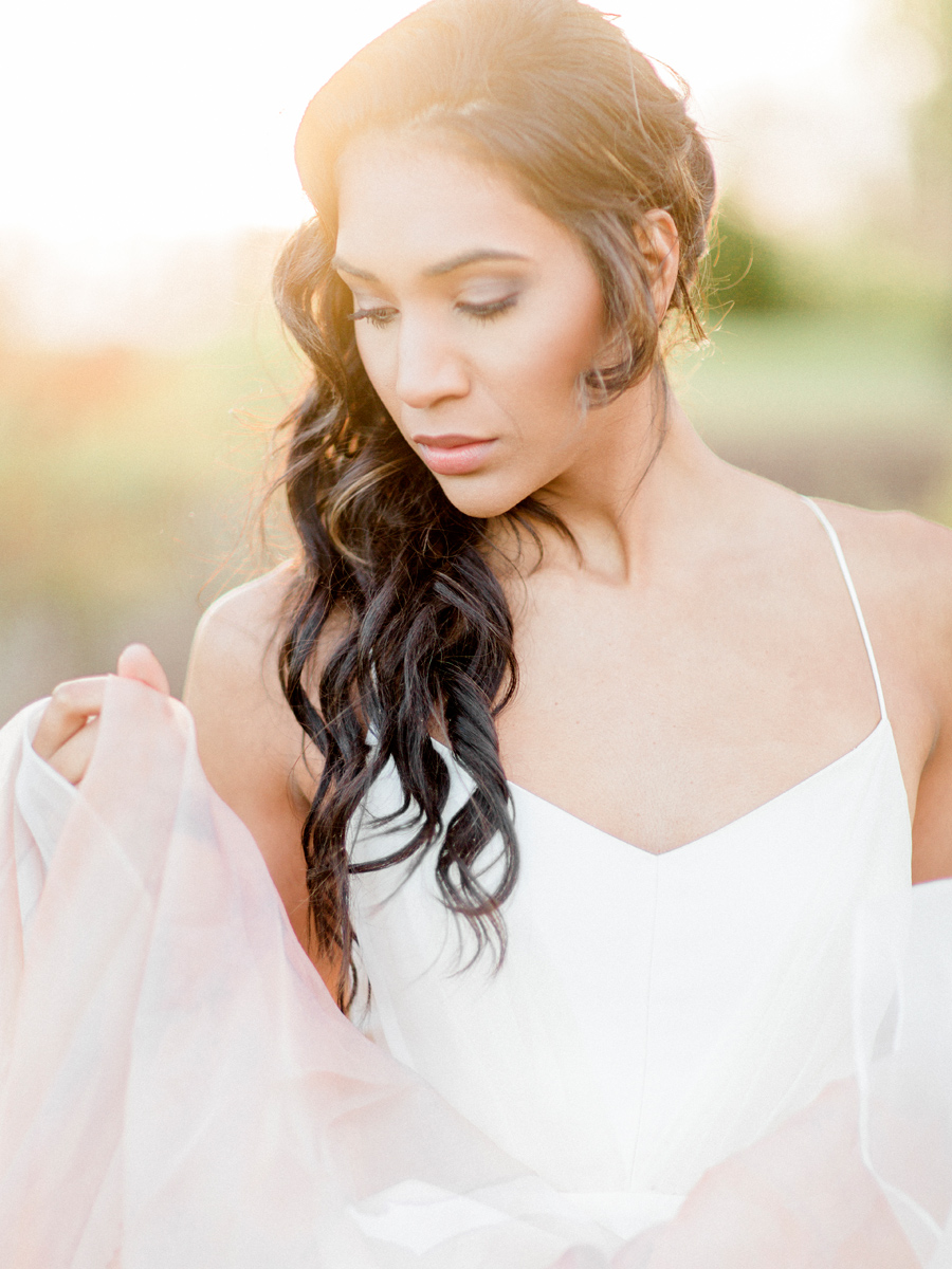 A bride wears Leanne Marshall and is captured by fine art wedding photographer Love Tree Studios in Columbia, Missouri.