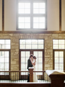 Film wedding photographer Love Tree Studios captures a beautiful bride and groom at St. Louis Missouri's new wedding venue Silver Oaks Chateau.