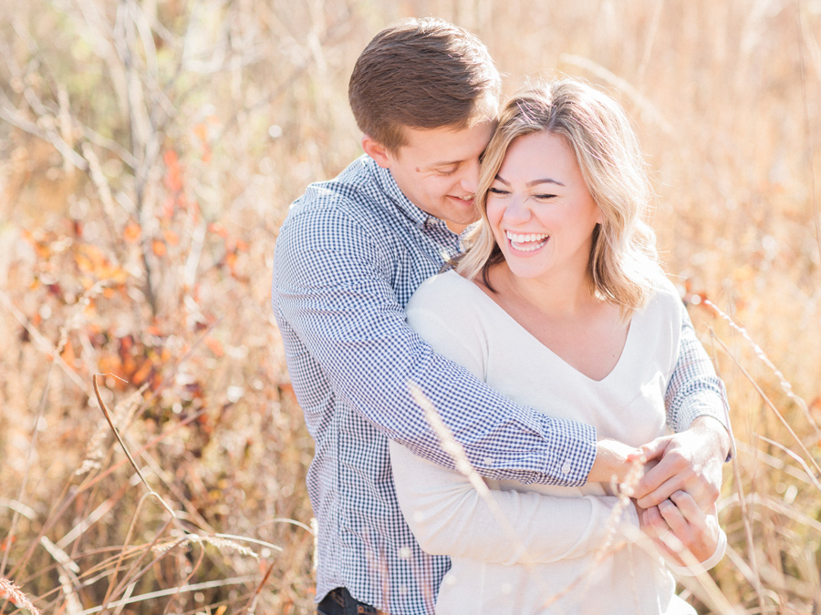A romantic Cpaen Park engagement sessions in Columbia, Missouri by engagement photographer Love Tree Studios.