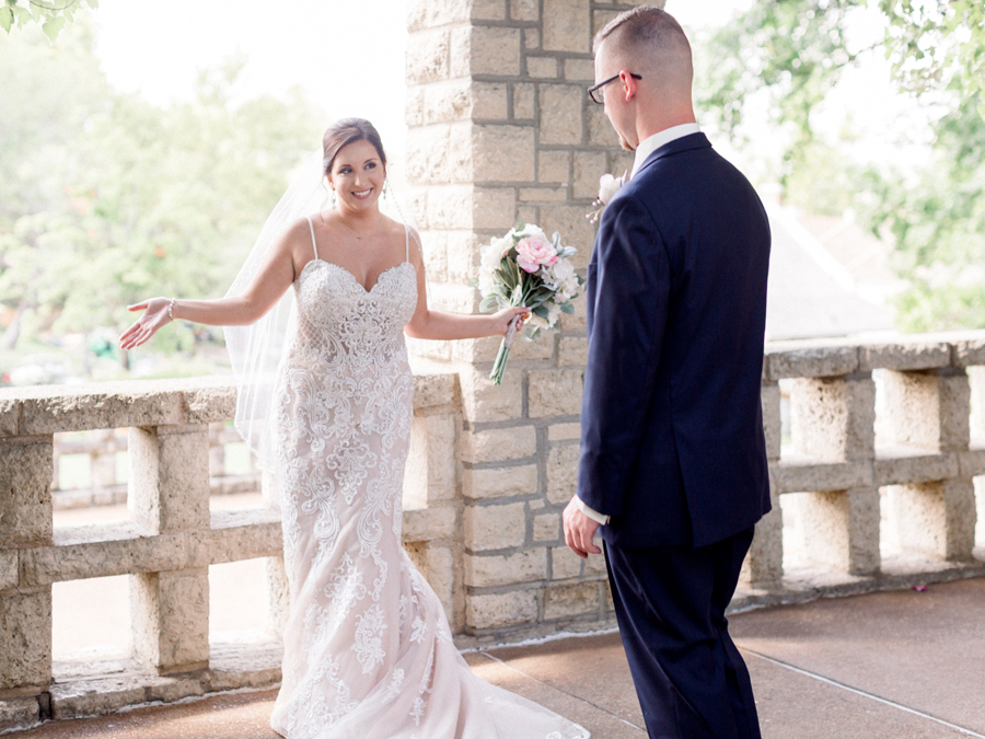 A beautiful wedding by Love Tree Studios at the Carnahan Memorial Garden in Jefferson City, Missouri.