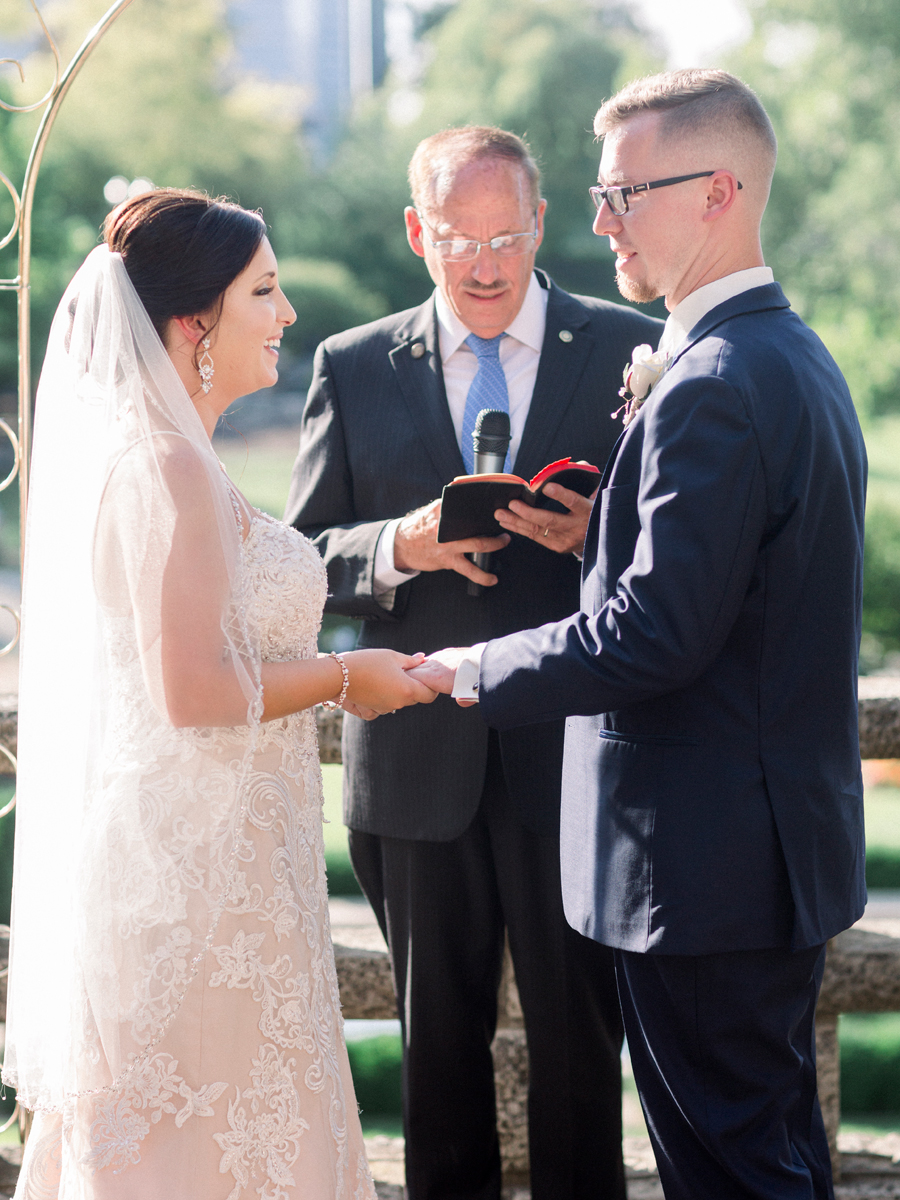 A beautiful wedding by Love Tree Studios at the Carnahan Memorial Gardens in Jefferson City, Missouri.
