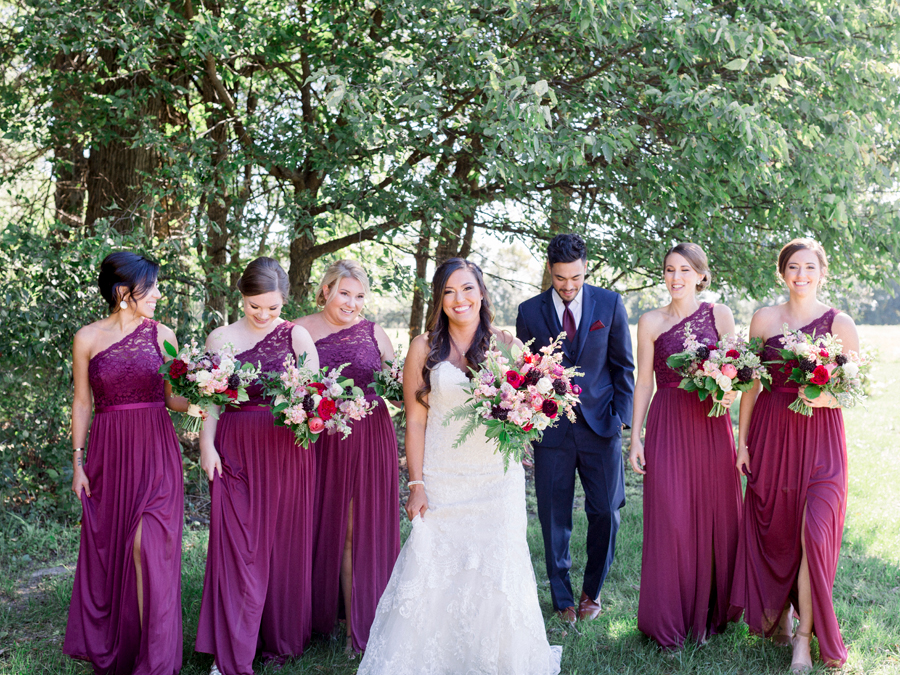 A beautiful wedding at Emerson Fields by Missouri wedding photographer Love Tree Studios.