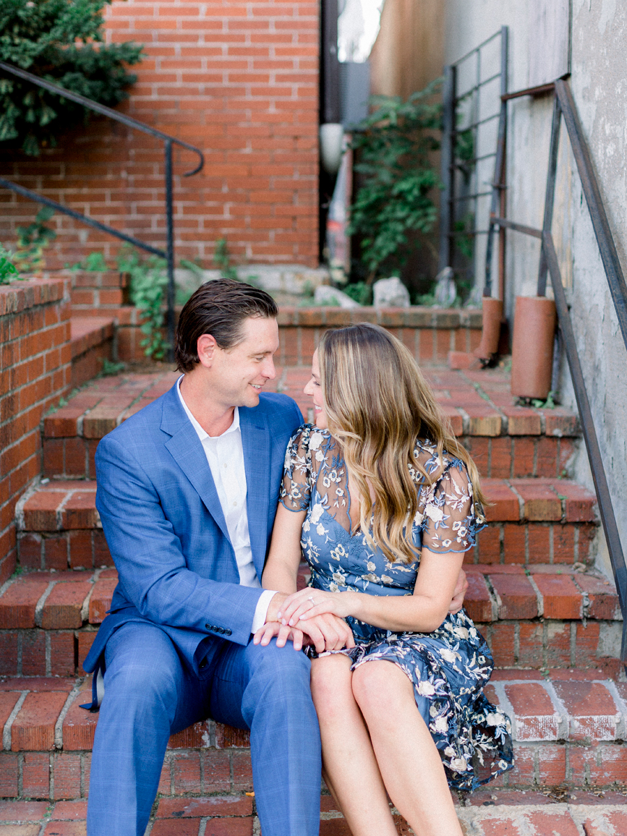 Stacy and Patrick engaged in Columbia, Missouri by Love Tree Studios.