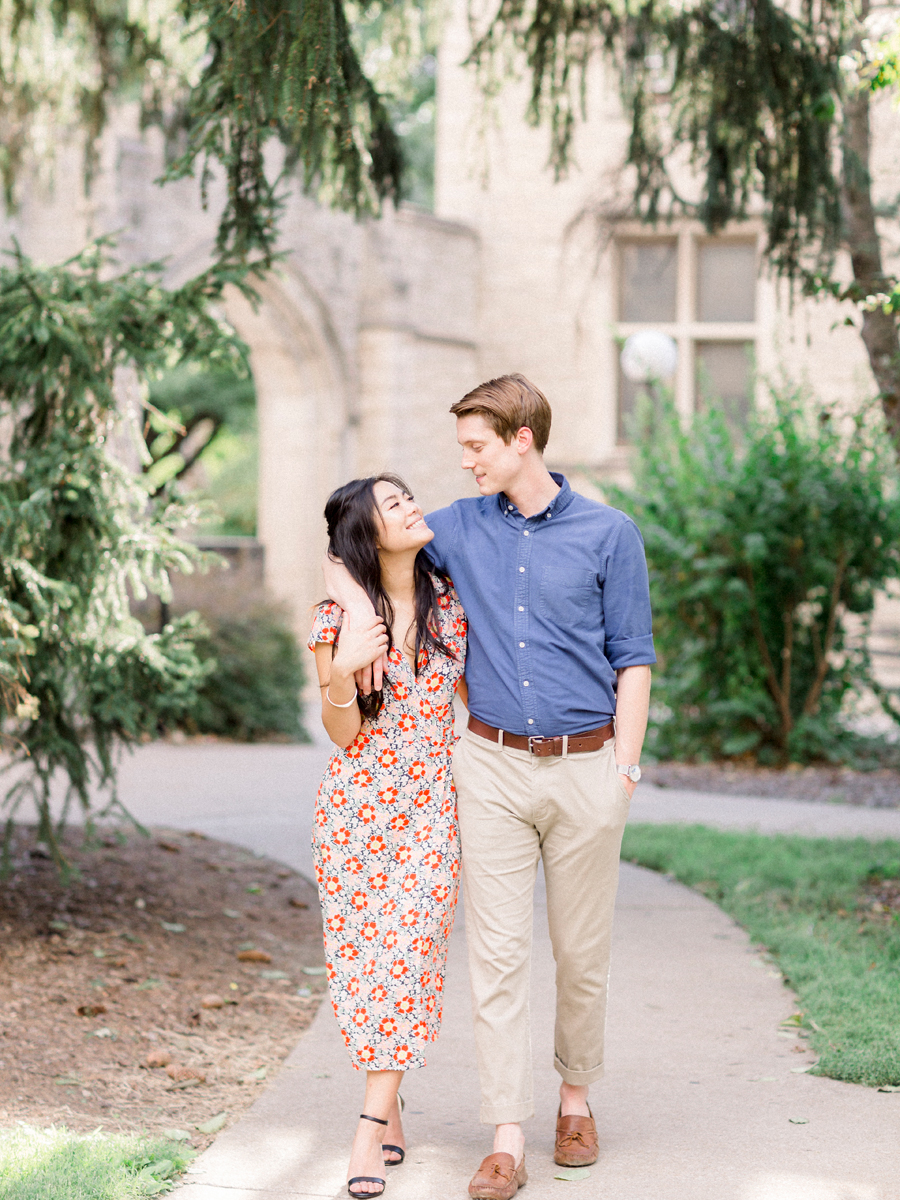 A Columbia engagement session by Missouri wedding photographer Love Tree Studios.