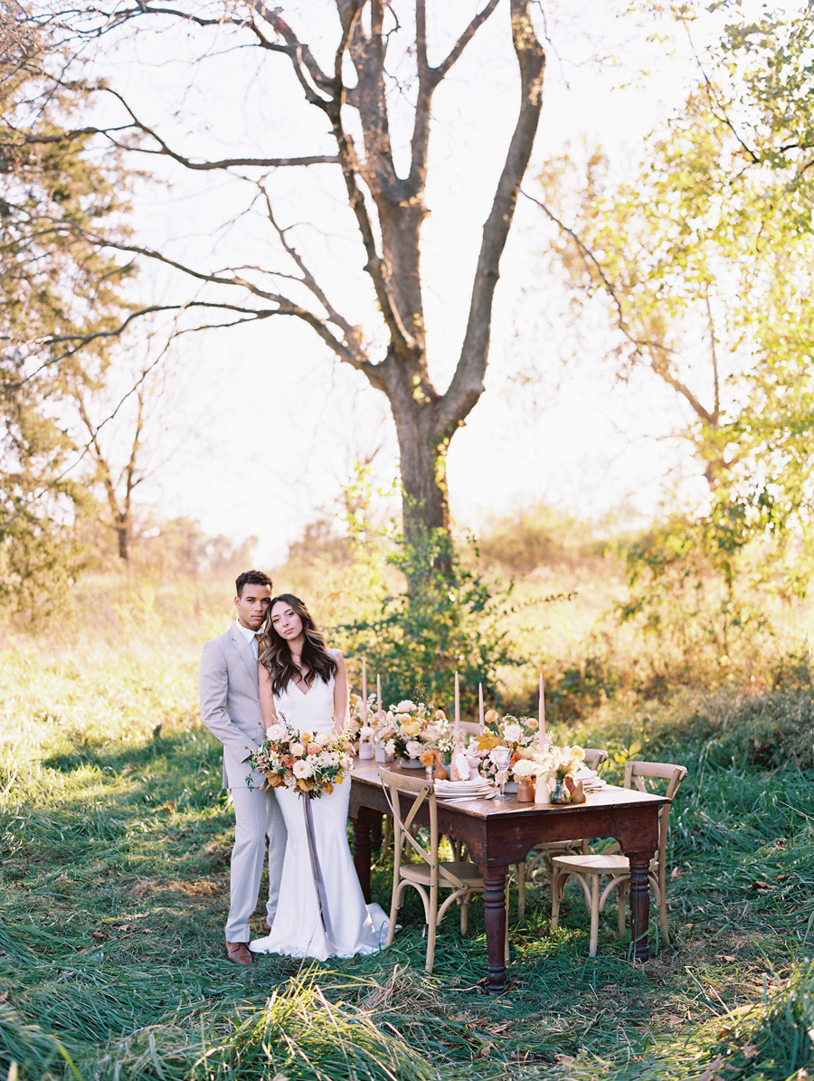 An Intimate Wedding in the Fall, a Missouri Editorial at Blue Bell Farm by Love Tree Studios.