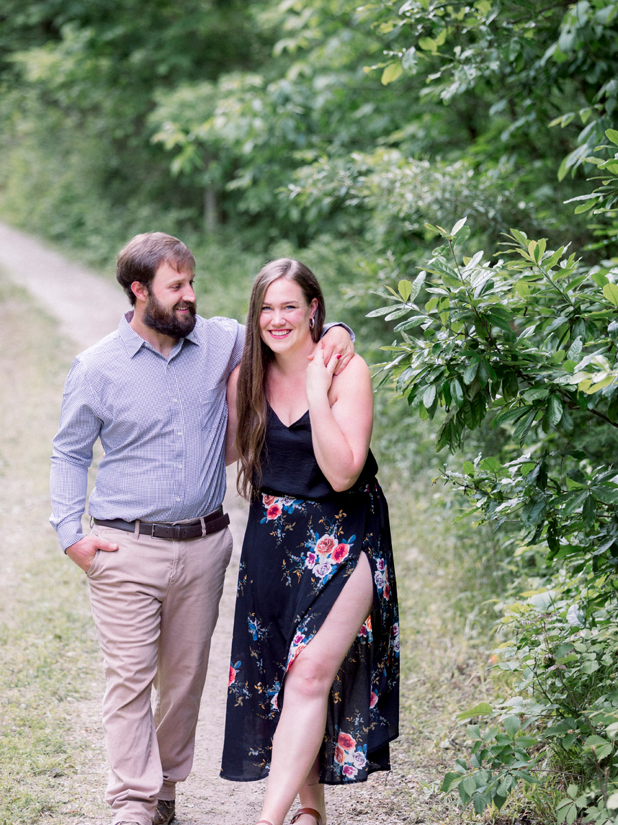woodland engagement session in Rocheport, Missouri by Love Tree Studios