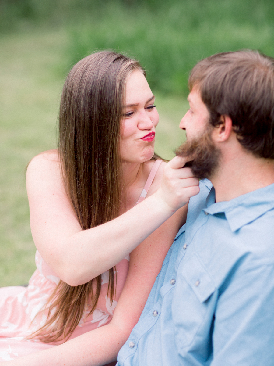 woodland engagement session in Rocheport, Missouri by Love Tree Studios