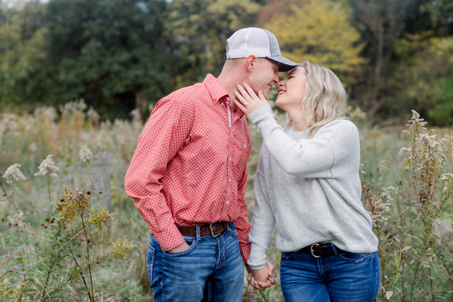 A Columbia MO engagement by Love Tree Studios.