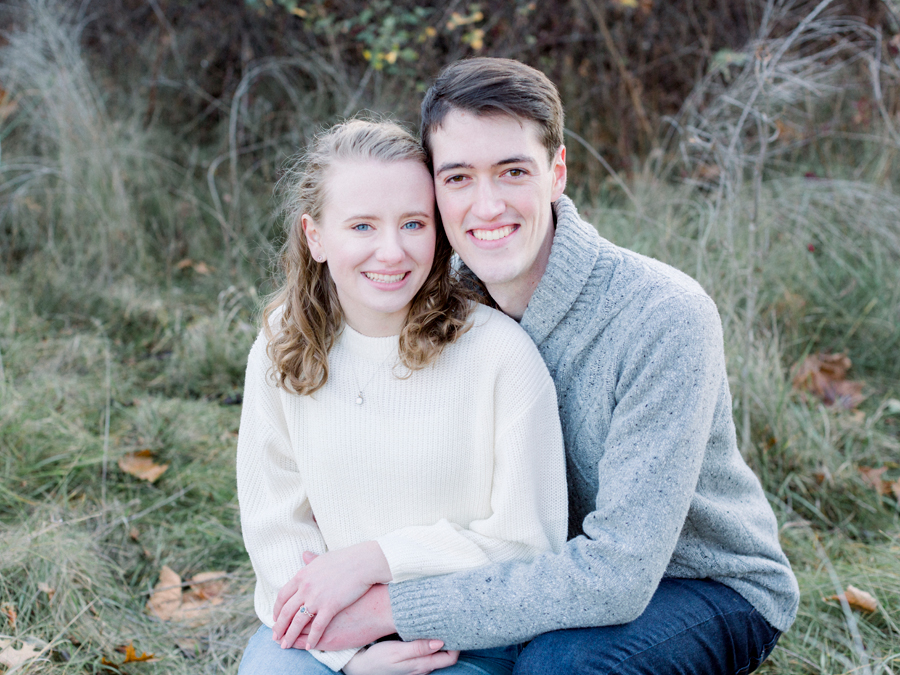 A winter engagement session by Missouri photographer Love Tree Studios.