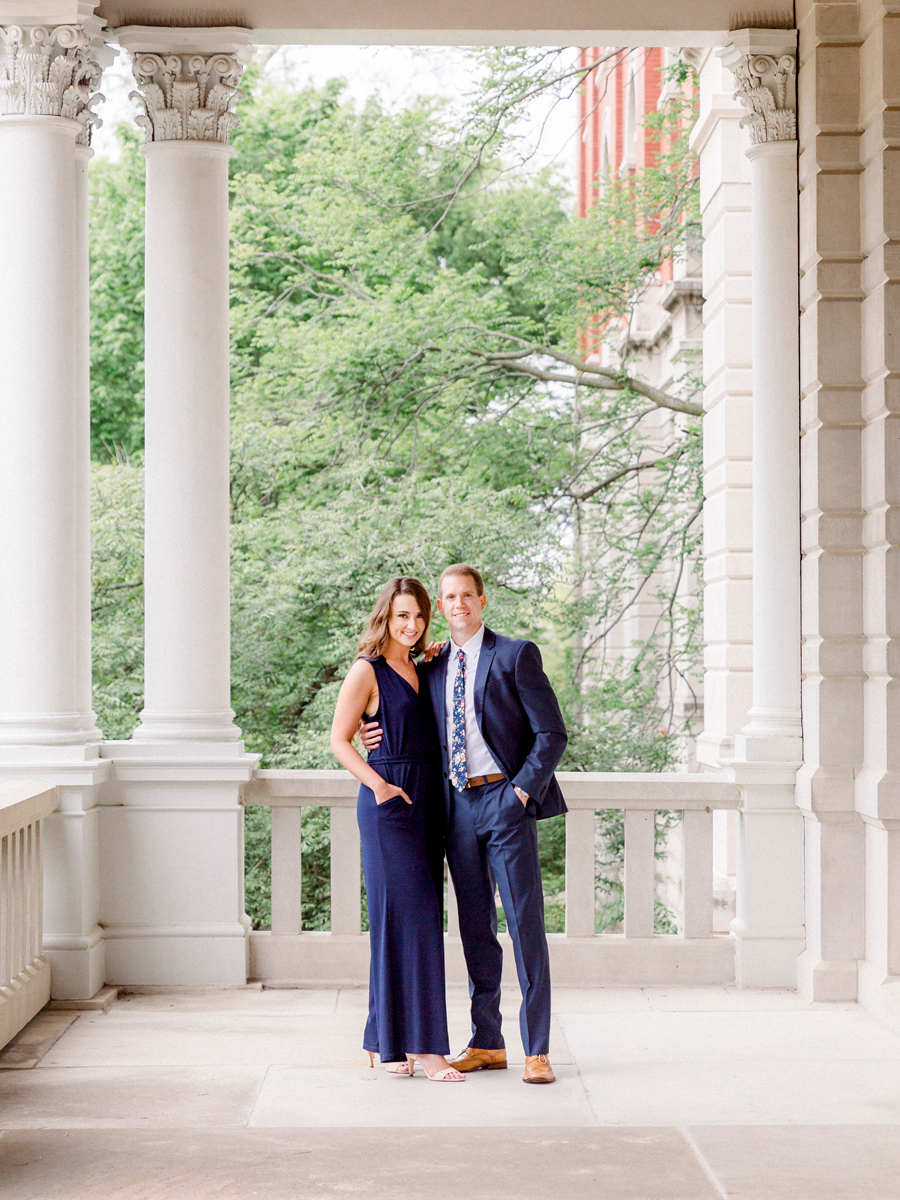 A Mizzou engagement session by Love Tree Studios in Columbia, Missouri.
