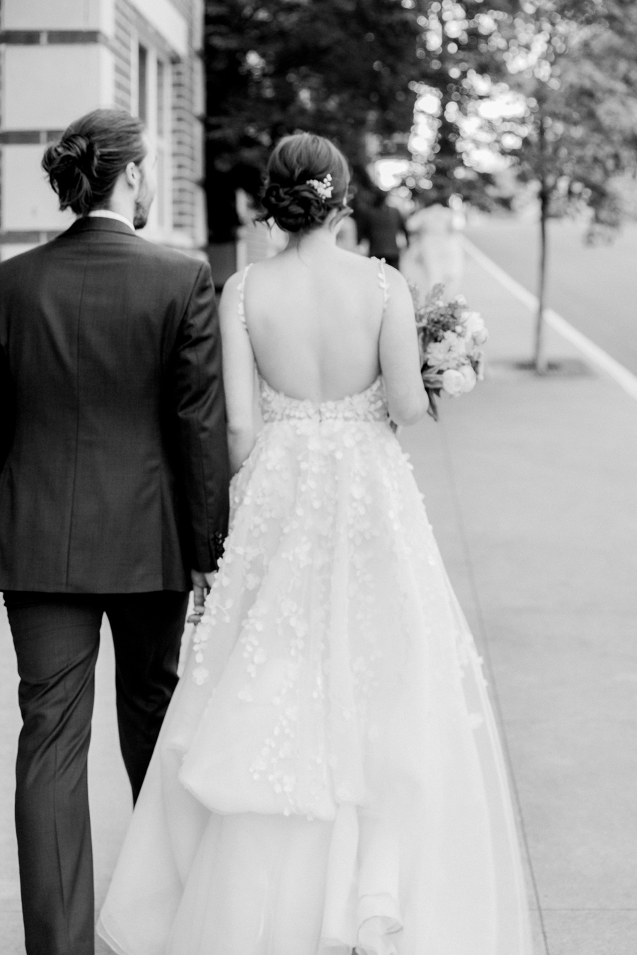 A downtown Columbia, Missouri wedding at Firestone Baars Chapel and the Atrium photographed by Missouri wedding photographer Love Tree Studios.