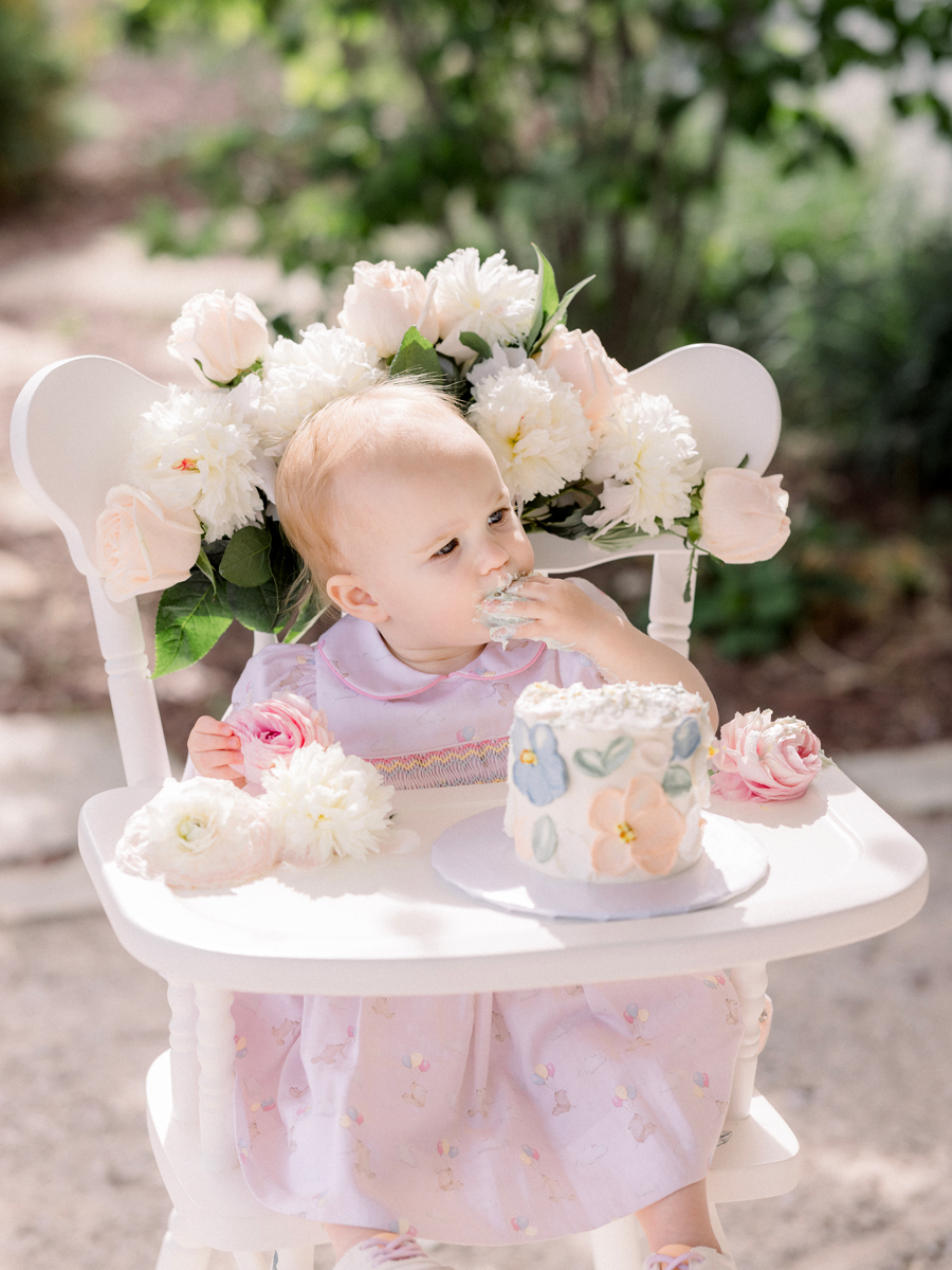 Documentary first birthday brunch photo session at Blue Bell Farm in Fayette, Missouri by Love Tree Studios.