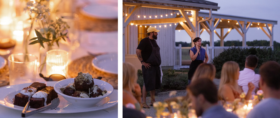 A summer farm dinner at Blue Bell Farm in Fayette, Missouri photographed by Love Tree Studios.