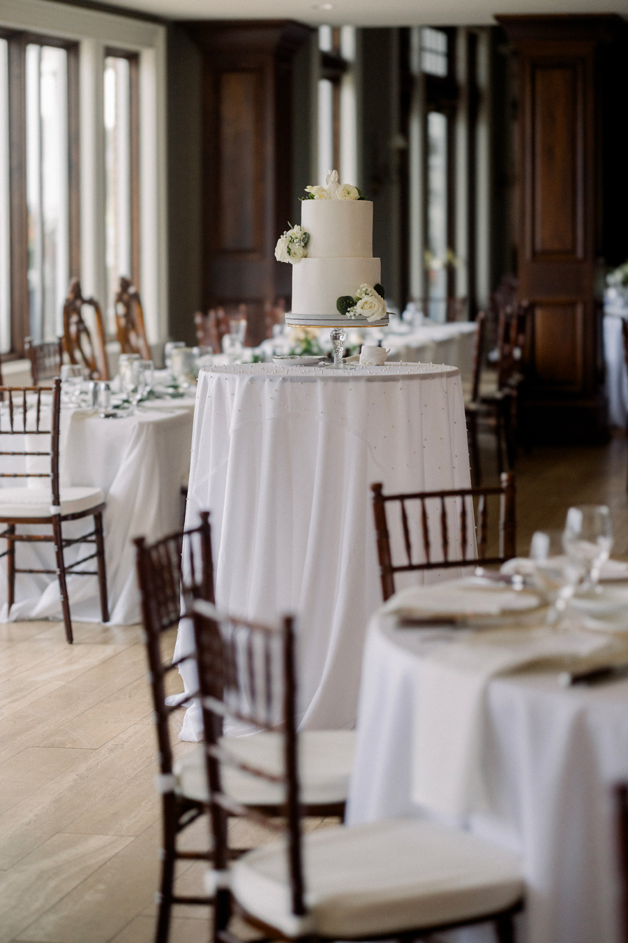 Reception details at the Club at Old Hawthorne for a Westminster College wedding by Love Tree Studios.