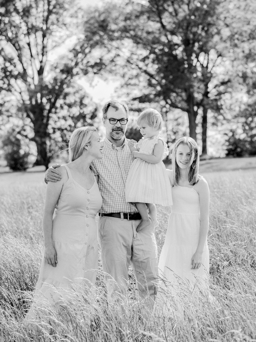 A second birthday portrait with the Bryan family at Blue Bell Farm with Love Tree Studios.