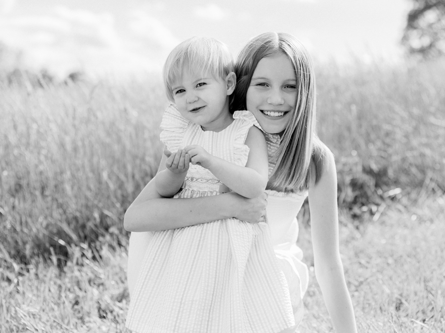 A second birthday portrait with the Bryan family at Blue Bell Farm with Love Tree Studios.