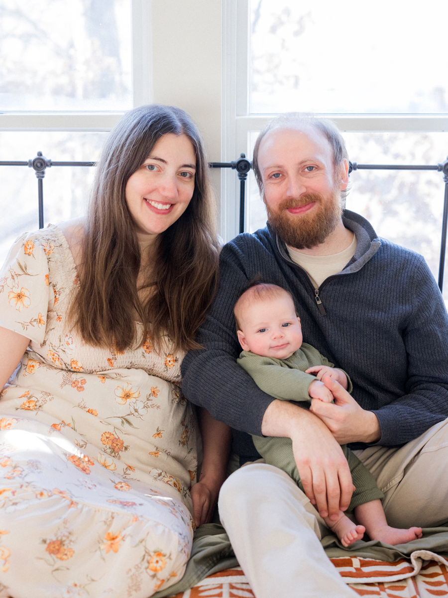 Happy family moments with baby Corbin Wesley in a Columbia newborn photography session by Love Tree Studios.