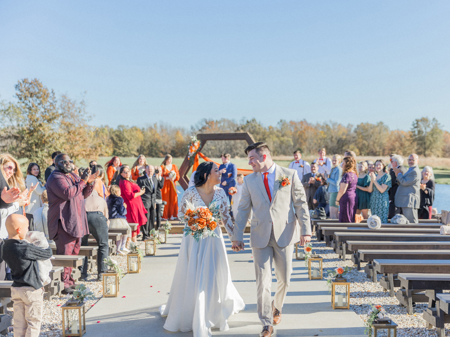 Romantic wedding moments at Cooper's Ridge Wedding Venue in Boonville, Missouri, captured by Love Tree Studios.