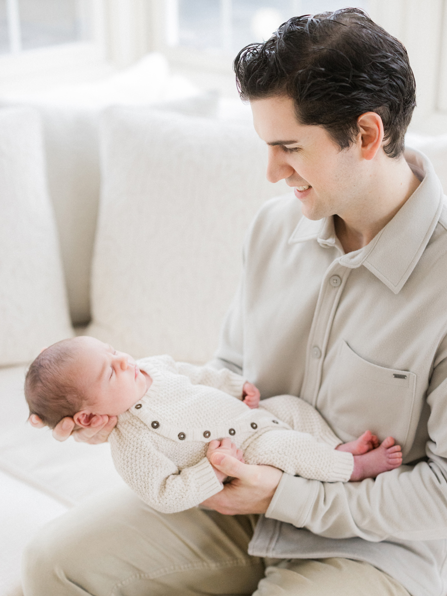 Love Tree Studios captures baby Harry’s dreamy expressions in a light-filled newborn session in Columbia Missouri.