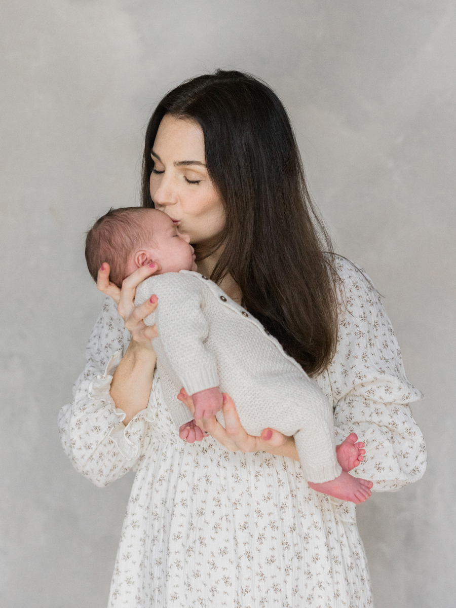 A natural and relaxed newborn photography session in Columbia Missouri featuring baby Harry - Love Tree Studios.