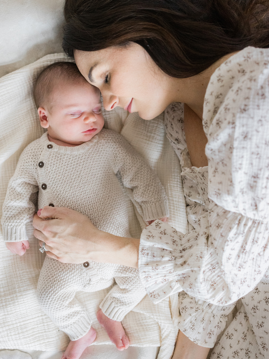 Columbia Missouri Newborn Photographer beautifully captures baby Harry and his mother - Love Tree Studios.